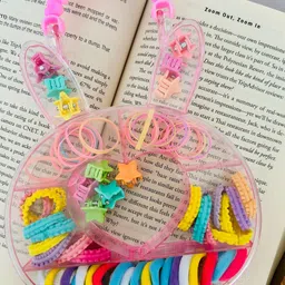 Radhya Accessories Women Colorful Accessories Gift Combo Box of Ponytail Holders-39