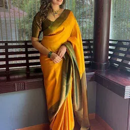 AMRUTKALA SAREES Woven Design Zari Banarasi Saree-image-86