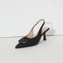 Sherrif Shoes Women Pointed Toe Slim Heel Mules-14