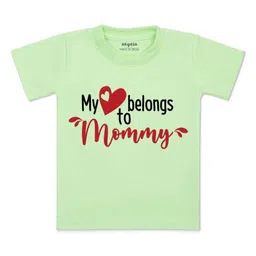 Arvesa Kids Typography Printed Applique T-shirt-image-85
