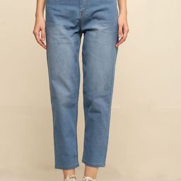 zayla Women Comfort High-Rise Light Fade Stretchable Jeans-image-35