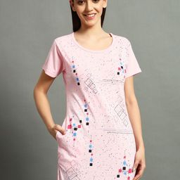 VERO AMORE Women Printed Extended Sleeves Pockets T-shirt-image-71