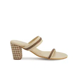 THE MADRAS TRUNK Striped Block Mules image 4