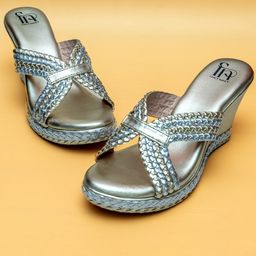 Fancy Nancy Embellished Wedge Mules-picture-31