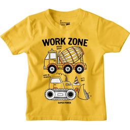 BonOrganik Boys Graphic Printed Round Neck Cotton T-shirt-image-99