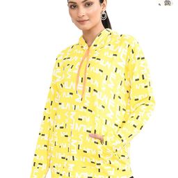 RAPL Women 2 pc Printed Cotton Hooded Sweatshirt-image-94