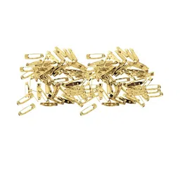 FURE Pack of 100 Gold Toned Metal Brooch Pins-33
