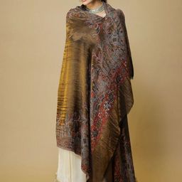THE SHAWL STUDIO Women Ethnic Motifs Woven Design Shawl-picture-12