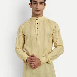 Leipzig Fashion Striped Embroidered Thread Work Short Kurta-46