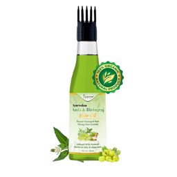 KEYOZA Ayurvedam Amla & Bhingraj Hair Oil For Hair Growth - 100 ml-image-75
