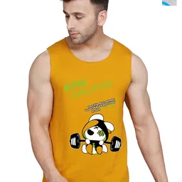 SLOWLORIS Men Printed Cotton Innervest-picture-31