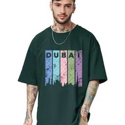 f Gallery Men Printed Drop-Shoulder Sleeves T-shirt-image-61