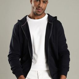 Tommy Hilfiger Men Hooded Solid Open Front Jacket-picture-34