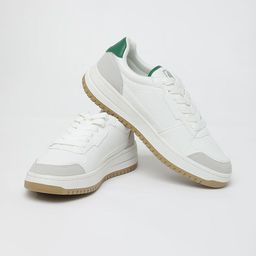 Snitch Men PU Round Toe Lace Ups Sneakers-image-63