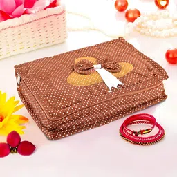 Aura Brown Set of 1 Regular Jewellery Organiser Organisers-18