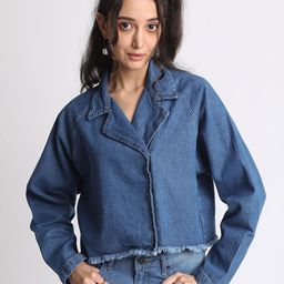 IVOC Women Crop Denim Jacket-image-89