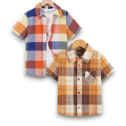 LUVITUS Boys Pack Of 2 Printed Casual Shirt-picture-24