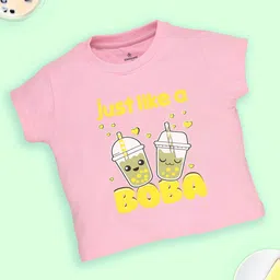 KiddoPanti Girls Printed Extended Sleeves T-shirt-picture-39