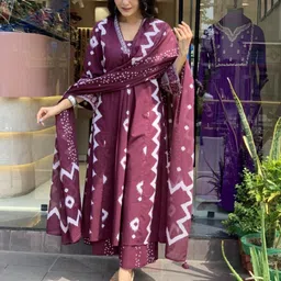 KALINI Women Printed Regular Kurta with Palazzos & With Dupatta-18