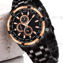 SZN Men Dial & Stainless Steel Straps Analogue Watch Copper Chrono-54