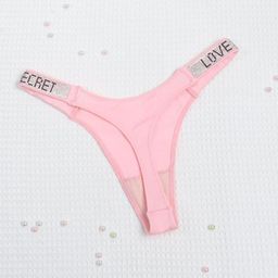 UR HIGHER SELF Self Design Mid Rise Thong Briefs - UR-PT-01-Pink-image-19