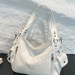 StyleCast x Revolte Women Solid Bucket Shoulder Bag-17