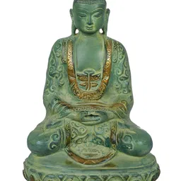 Exotic India Green Buddha Idol Showpiece-image-42