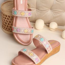 Anouk Embellished Wedge Sandals-11