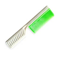ARPANA BRIGHT Set of 5 Green and White Styling and Detangling Combs image 2