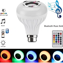 WBD Bluetooth LED Music Bulb with Speaker | Multicolor Light | Remote Control RGB Smart Bulb image 3