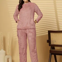 FABINALIV Women T-shirt & Pyjamas Night suit-image-30