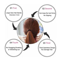 Blubby Set Of 24 Elastic Soft Rubber Hairband image 5