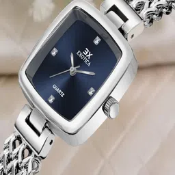 Exotica Fashion Women Brass Embellished Dial & Stainless Steel Embellished Straps Analogue Watch-image-20