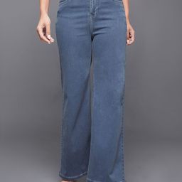 Miss Chase Women Wide Leg High-Rise Stretchable Jeans-picture-11