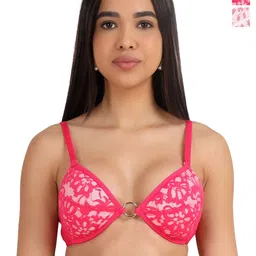 SELFCARE Abstract Bra Half Coverage Lightly Padded-9