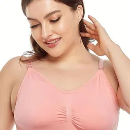 BRACHY Women Plus Sizes Full Coverage Removable Padding Maternity Bra-picture-16