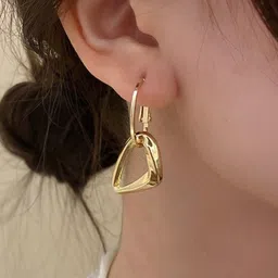 AKISON JEWELS Women Triangular Drop Earrings-image-75