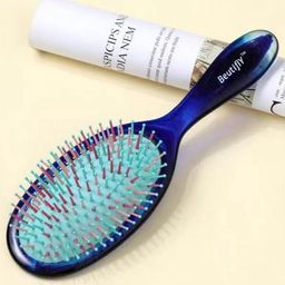 Beutifly Funky Round Paddle Hairbrush - Blue-56