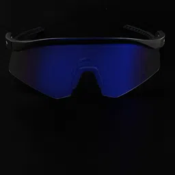 Irayz Men Blue Lens & Black Sports Sunglasses with-24
