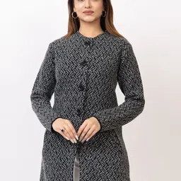 TWENTY ME Women Woollen Longline Cardigan-image-41