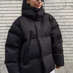 Mast & Harbour Women Hooded Solid Puffer Jacket-picture-42