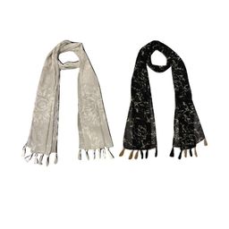 StoleVilla Multicoloured Floral Chiffon Stoles-image-52