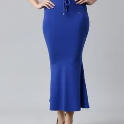 TWIN BIRDS Women Solid Mermaid-Fit Saree Shapewear-image-14