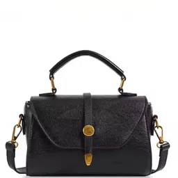 StyleCast Checked Structured Sling Bag with Cut Work-49
