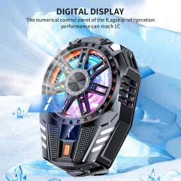 Mudo Gaming Fan with LED Temp Display for Instant Cooling on Mobile Devices Combo Set image 3