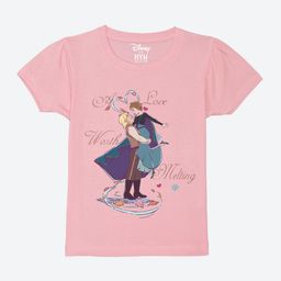 Wear Your Mind Girls Printed Puff Sleeves Pure Cotton Applique T-shirt-picture-9