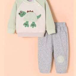 Hopscotch Unisex Kids Pack of 2 Pieces Printed Clothing Set-picture-13