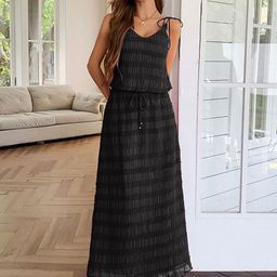 JC Mode Textured Strappy Top & Maxi Skirt Co-Ord Set-picture-35