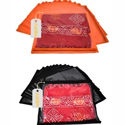 Ajabh Orange Set of 6 Regular Multi-Utility Organisers-87