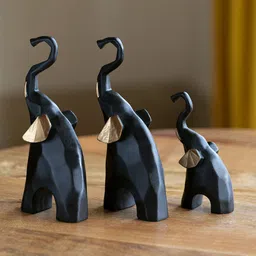 ExclusiveLane Black Curio Showpiece-29
